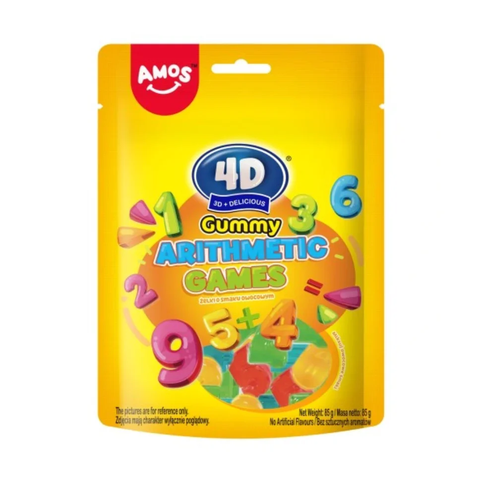 Juegos de aritmética de gomitas Amos 4D