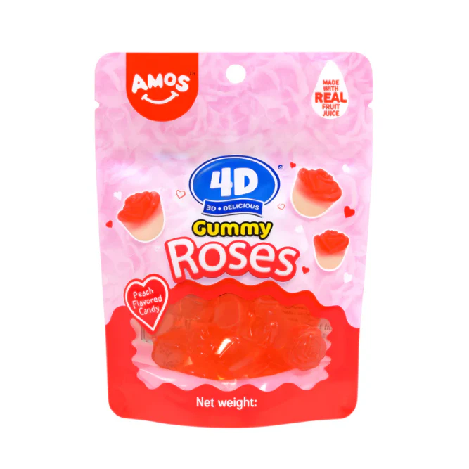 Amos 4D Gomitas Rosas