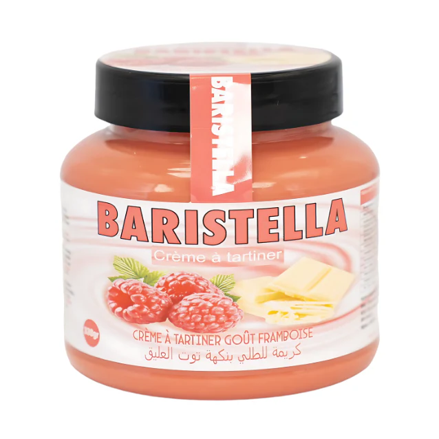 Crema de Frambuesa y Chocolate Blanco Baristella