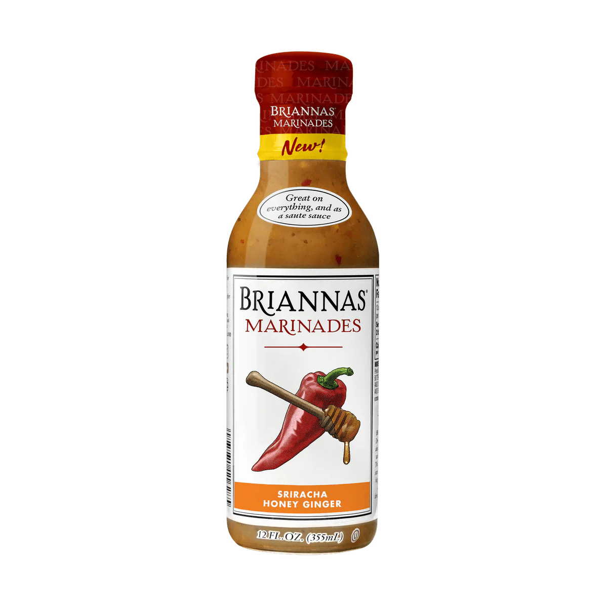 Adobo de sriracha, miel y jengibre de Brianna