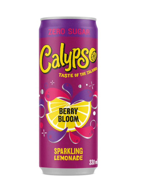 Calypso Limonada Chispeante Explosión de Bayas Cero Azúcar