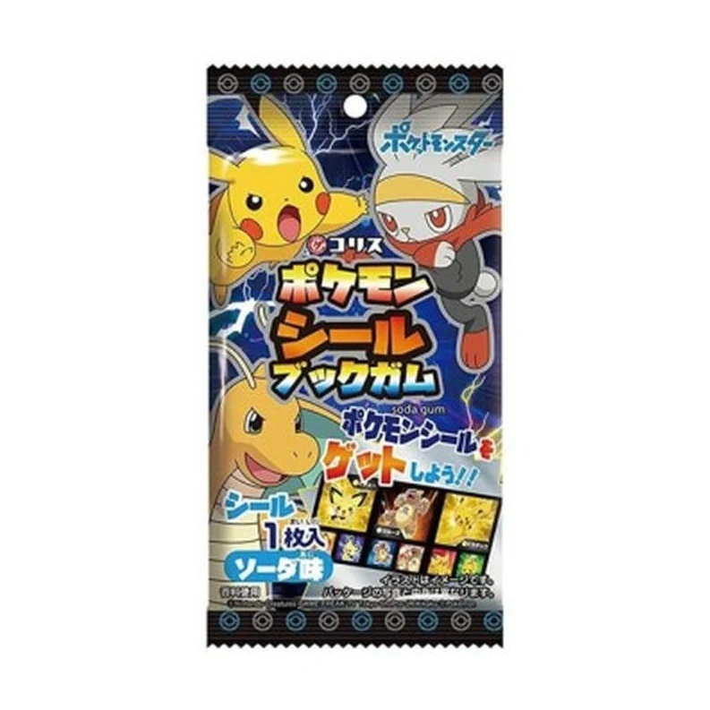Coris Pokemon Seal Book Gum Soda
