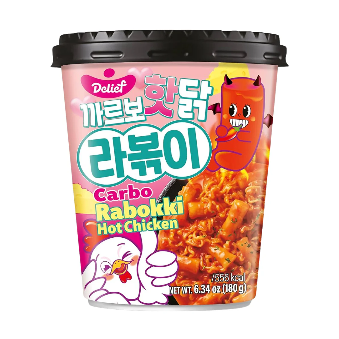 Delief Rabokki Pollo Picante Carbo