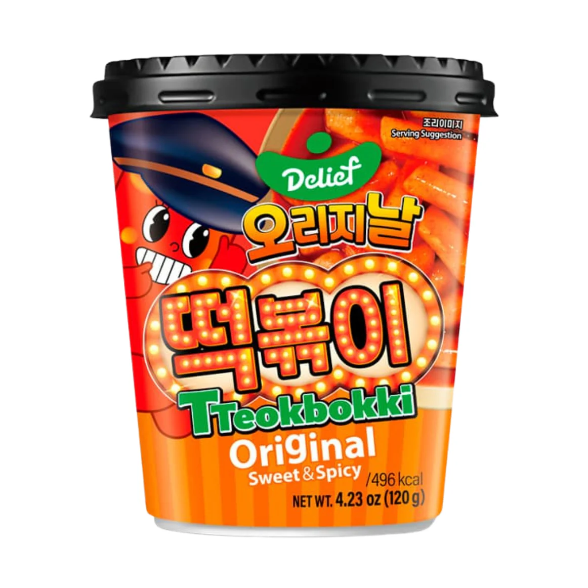 Delief Tteobokki Cup Original Dulce y Picante