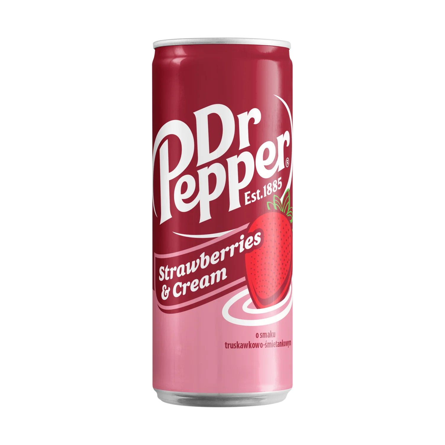 Dr Pepper Slim Can Strawberries & Cream