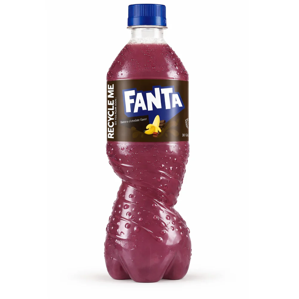 Fanta Botella China Plátano Chocolate