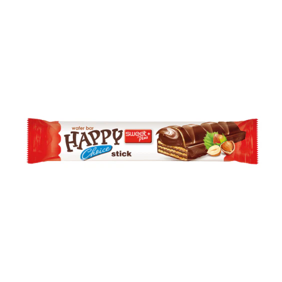Barritas de galleta Happy Choice con crema de avellana y cacao
