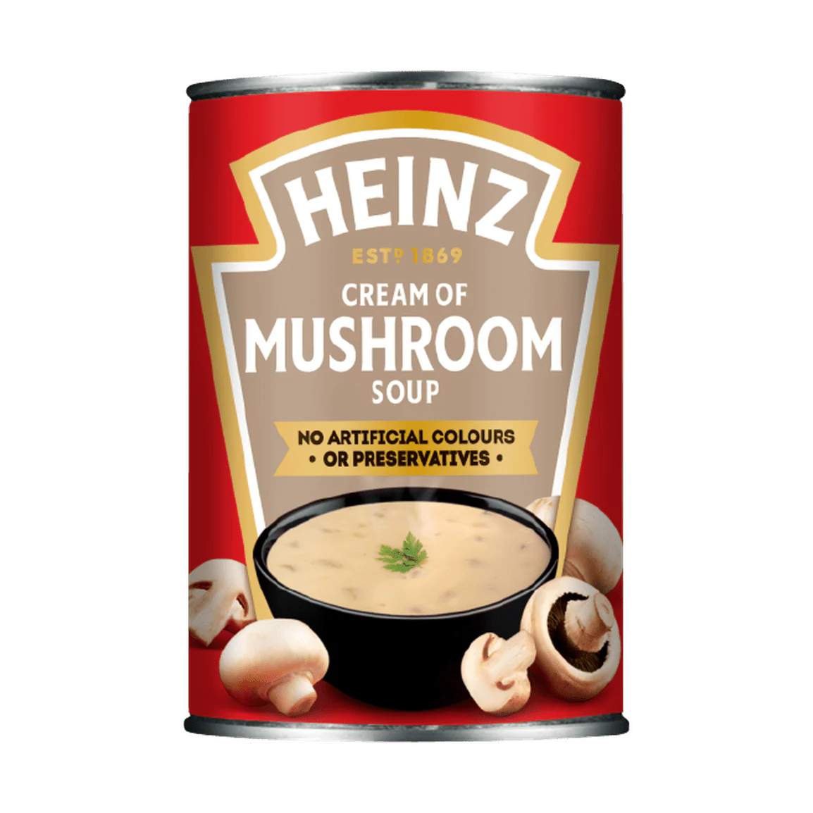 Sopa de crema de champiñones Heinz
