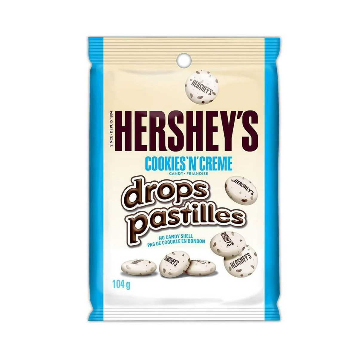 Gotas de chocolate Hershey's Cookies & Creme