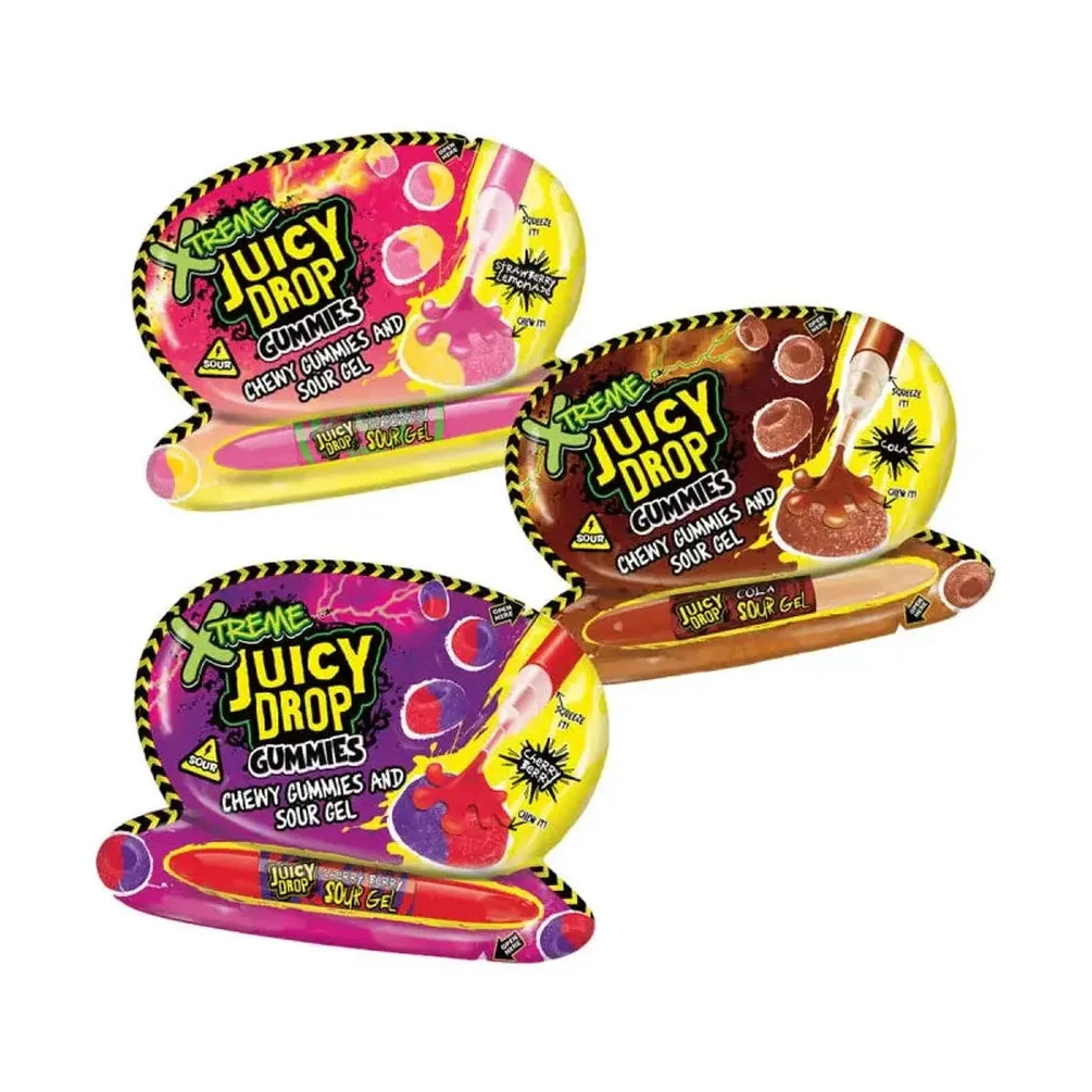 Gominolas Juicy Drop con gel extra ácido