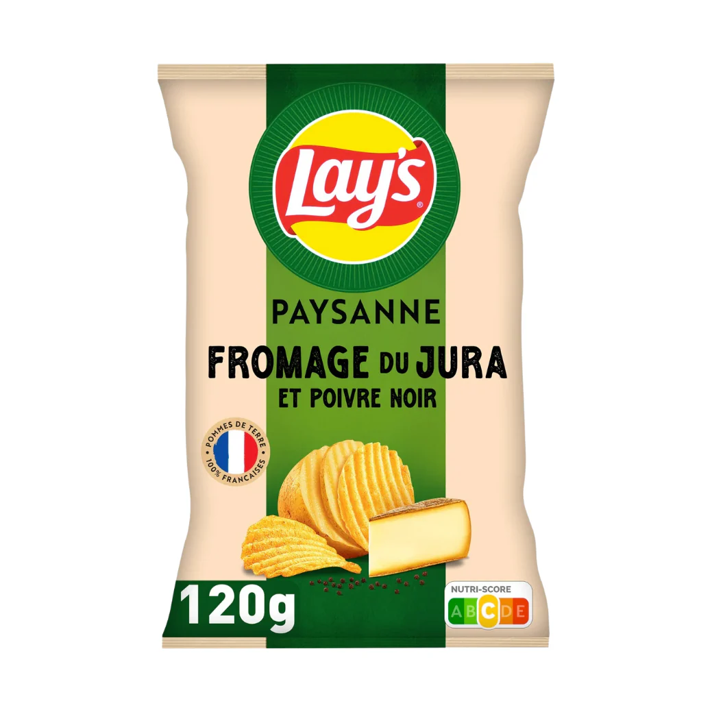 Lay's Campesinas Queso del Jura y Pimienta Negra