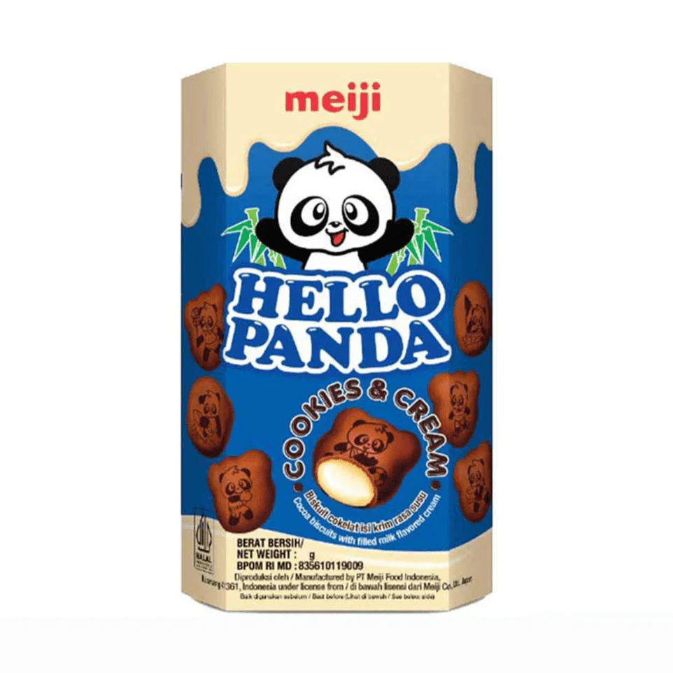 Meiji Hello Panda Galleta y Crema
