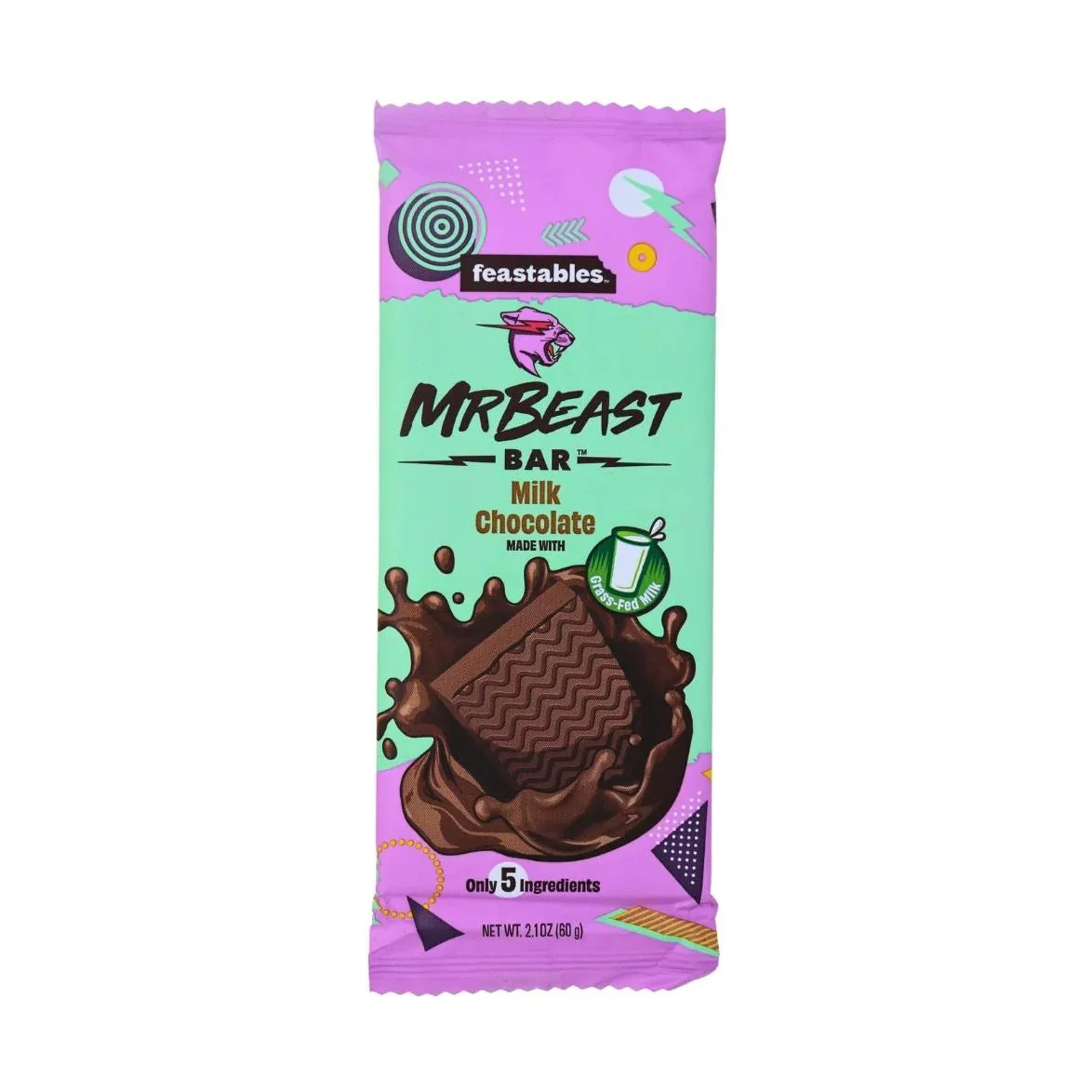 Chocolate con leche Mr Beast Feastables