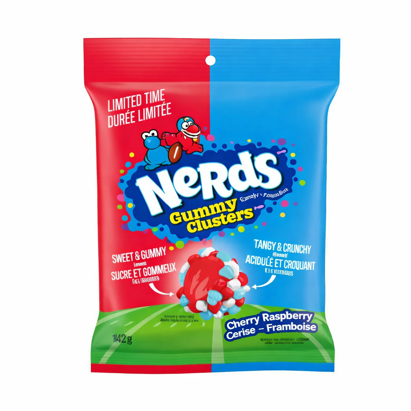 Nerds Gummy Cluster NFL Cereza Frambuesa