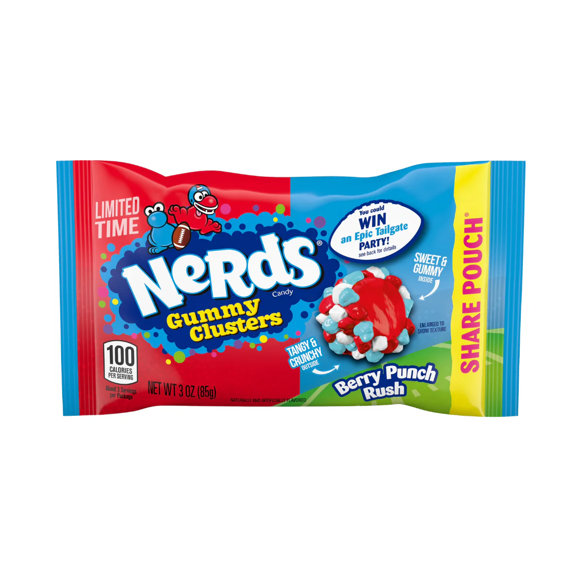 Nerds Gummy Cluster Explosión de bayas NFL