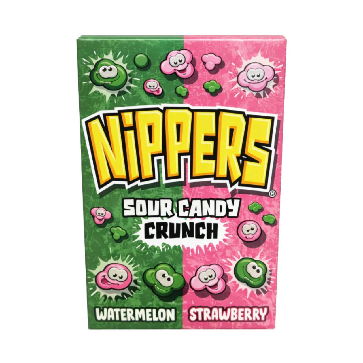 Nippers Sour Candy Crunch Watermelon Strawberry