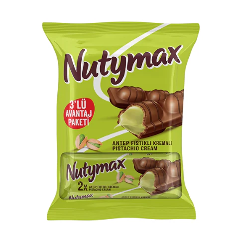 Nutymax Barquillo Con Crema De Pistacho x 3