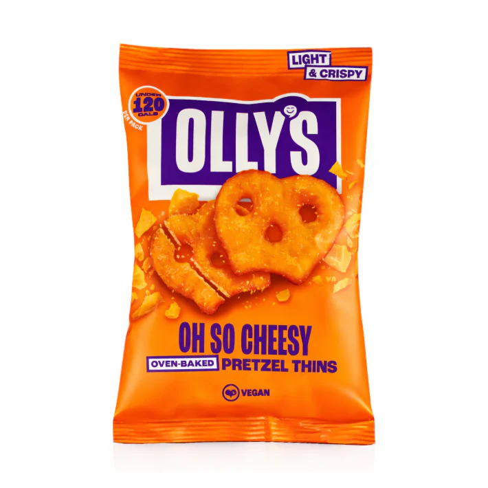 Olly's Pretzel Thins Cheesy