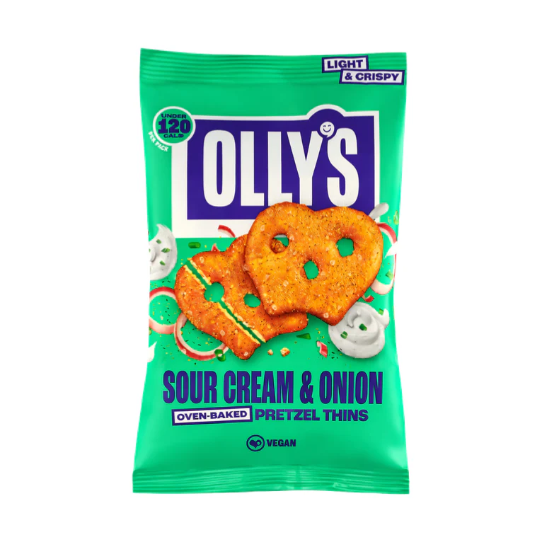Olly's Pretzel Thins Sour Cream & Onion