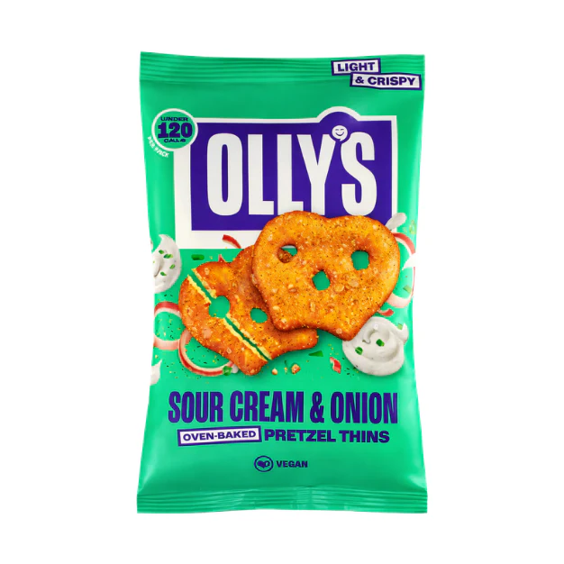 Olly's Pretzel Thins Sour Cream Small
