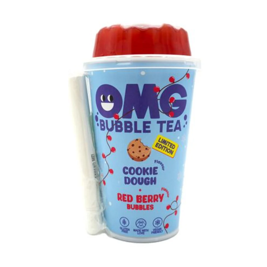OMG Bubble Tea Masa de Galleta y Frutos Rojos