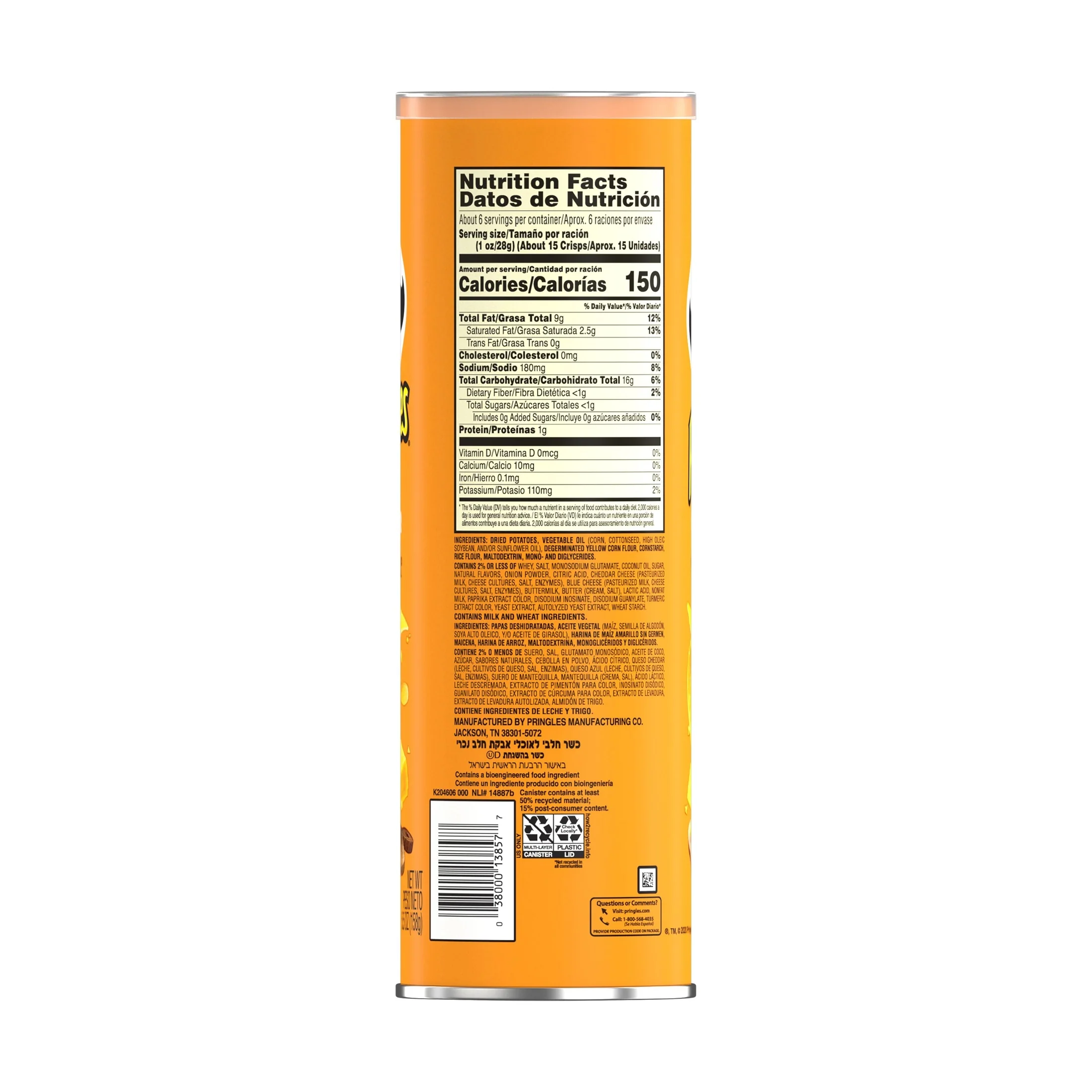 Pringles Chips Cheddar Cheese - Image 3