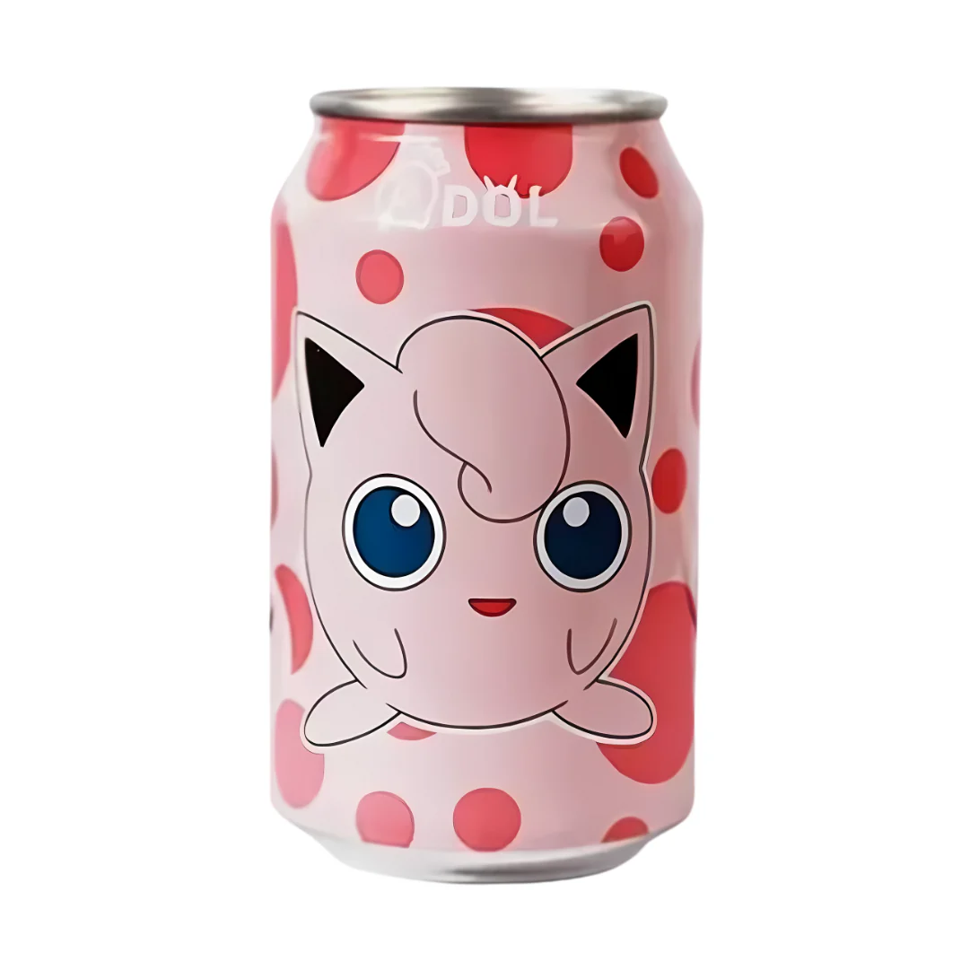 QDOL Pokemon Jigglypuff Agua con Gas Sabor Melocotón