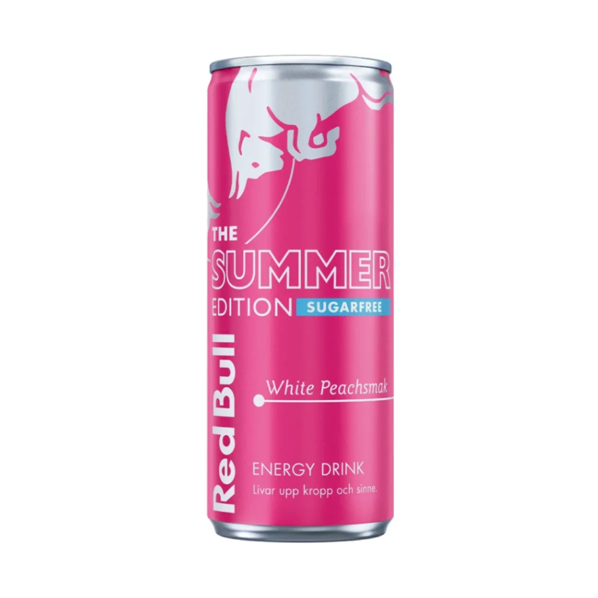 Red Bull Energy Drink Edición de Verano Sin Azúcar Melocotón Blanco