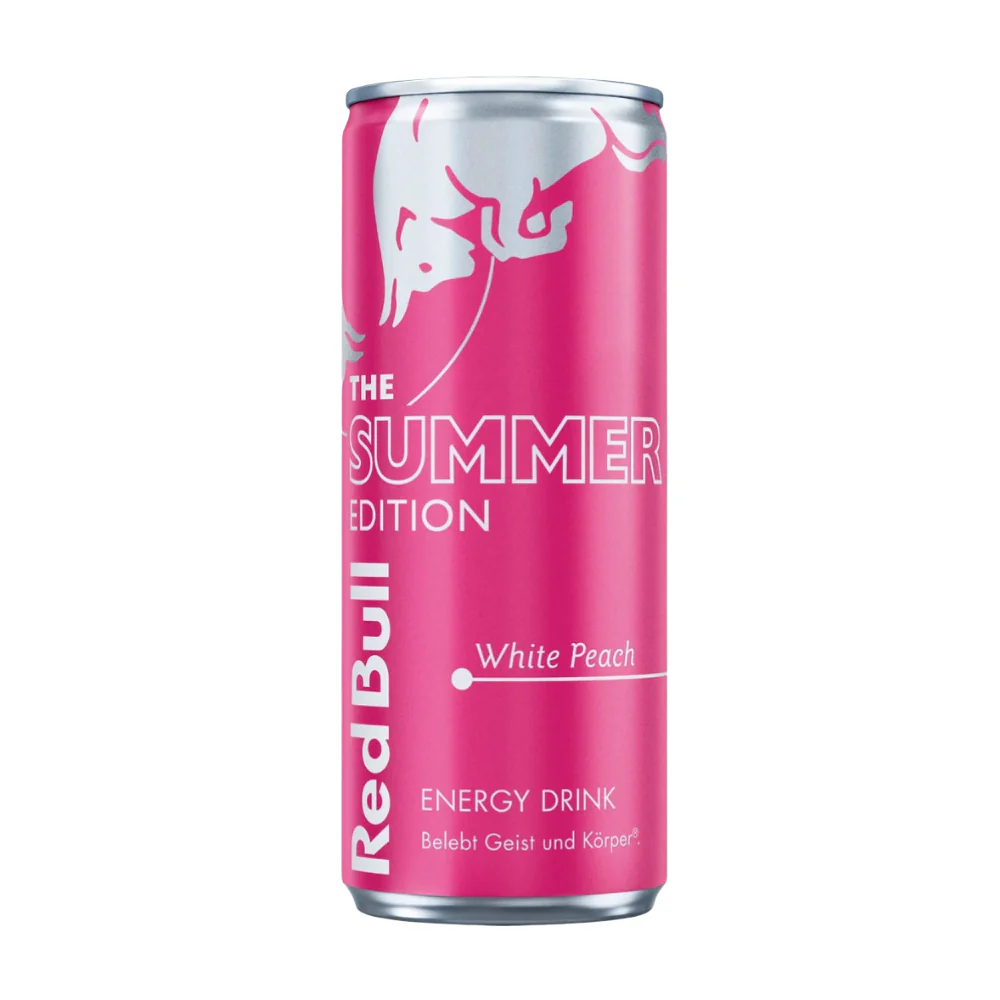 Red Bull Energy Drink The Summer Edition White Peach
