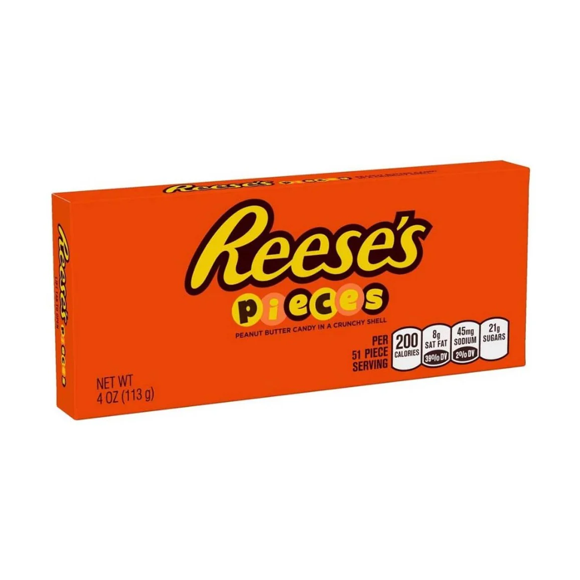 Reese's Pieces Peanut Butter Crunchy Shell Box Big