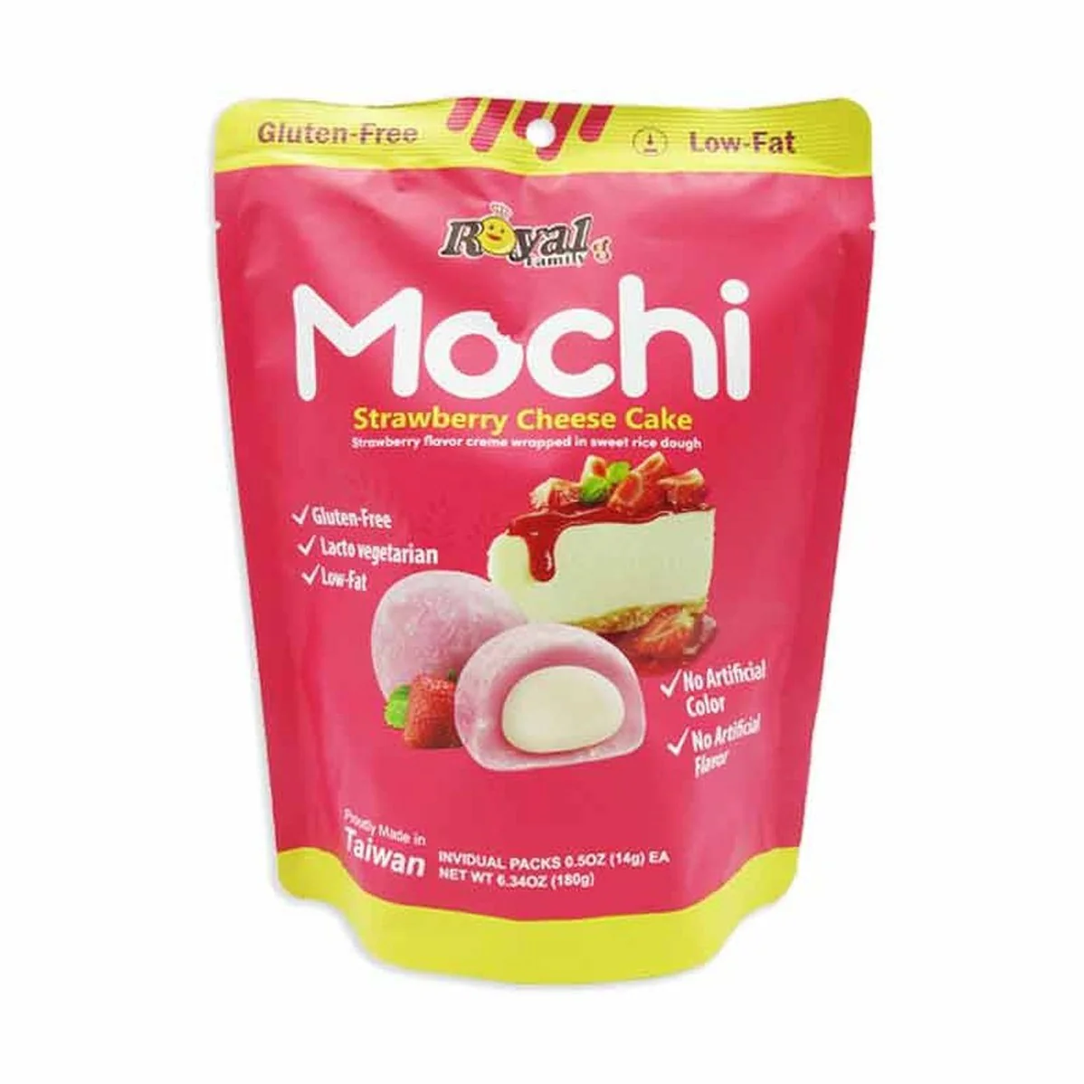 Mochi Pastel de Queso de Fresa Familia Real
