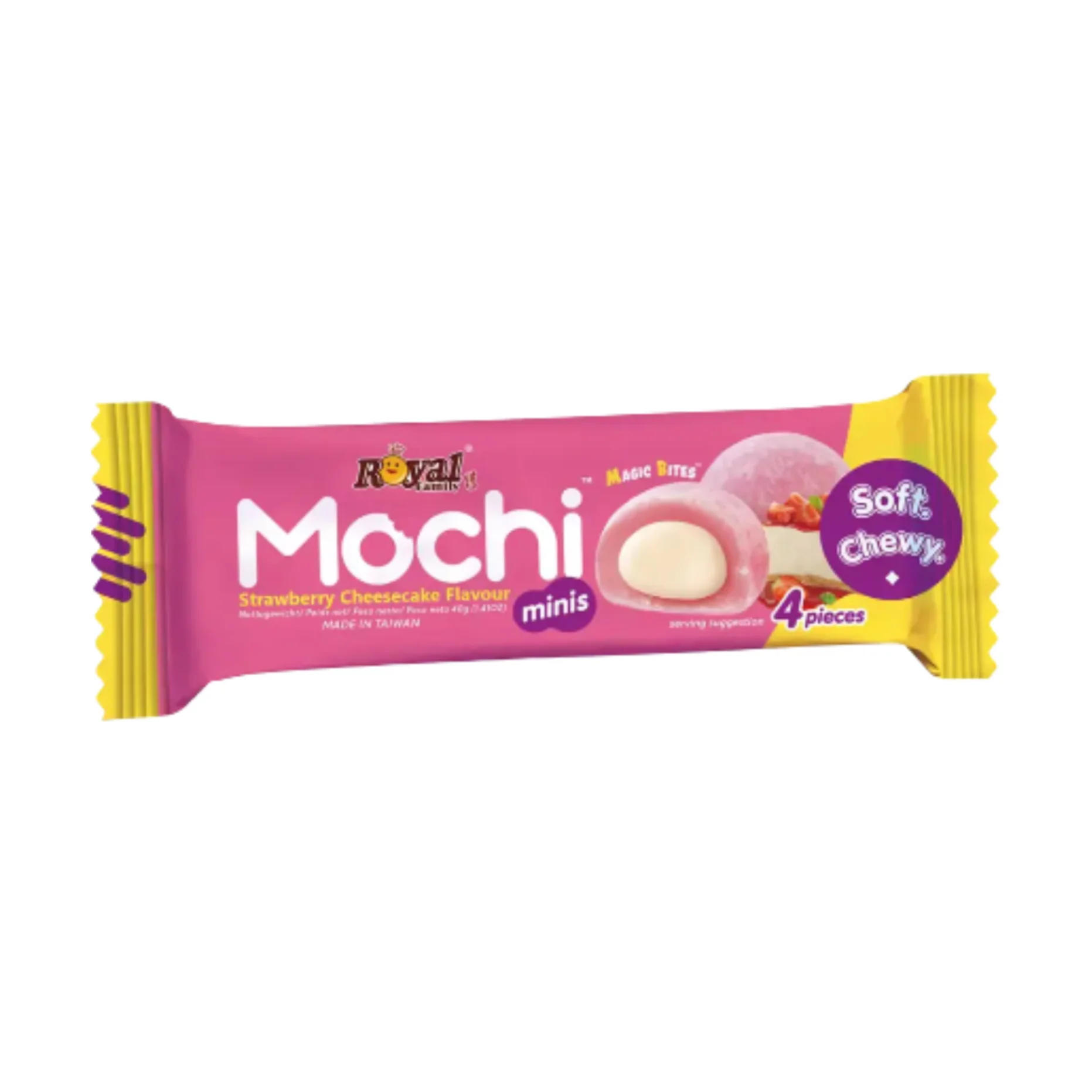 Mochi Mini Pastel de Queso de Fresa Familia Real