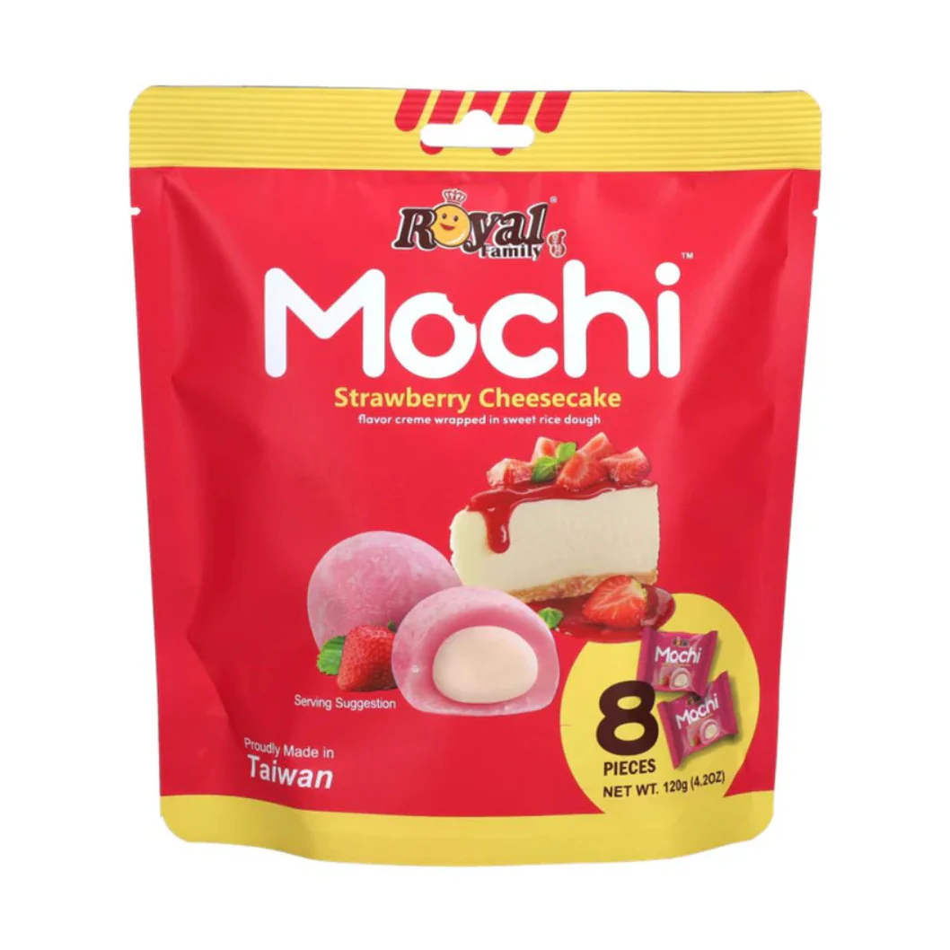 Royal Family Mochi Pequeña Tarta de Queso Fresa