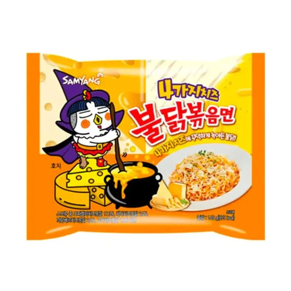 Samyang Ramen 4 Sabores Queso Pollo Picante