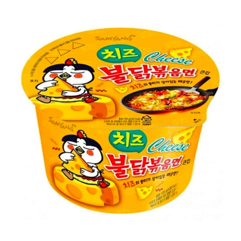 Samyang Ramen Bowl Pollo Picante con Queso Grande