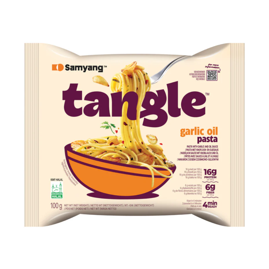 Samyang Tangle Pasta con Aceite de Ajo