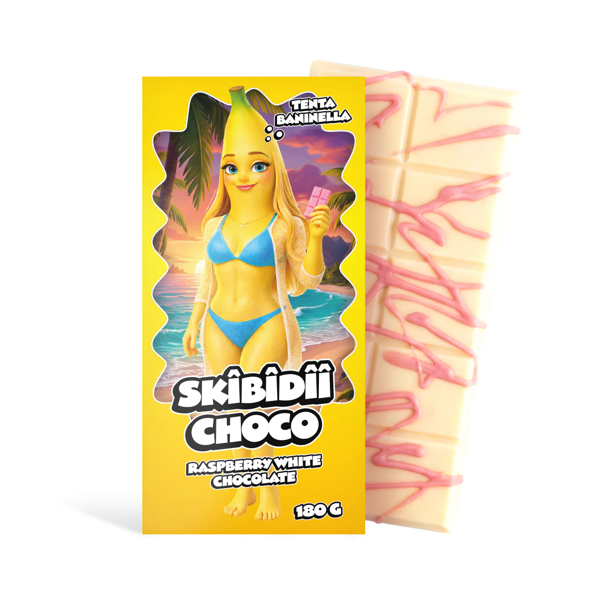 Skibidii Choco Tenta Daniella Raspberry White Chocolate