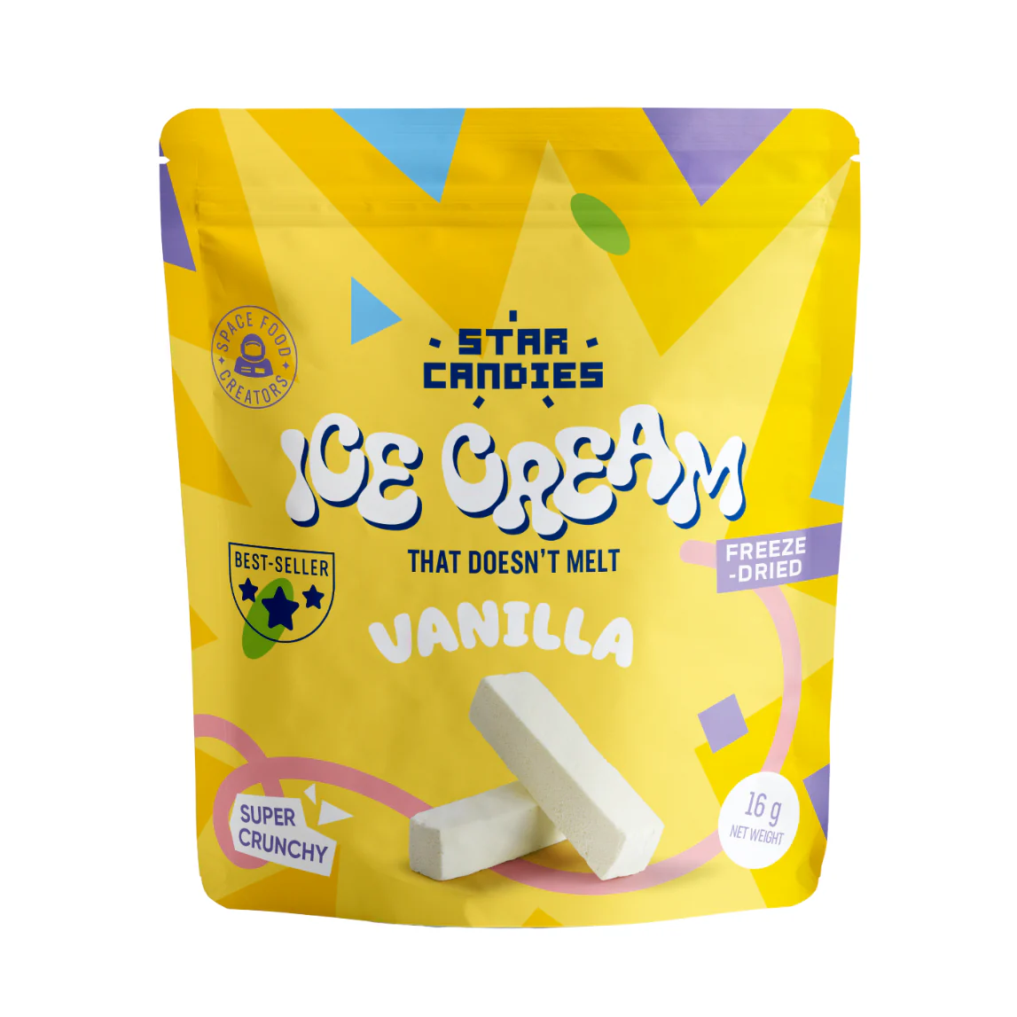Helado Liofilizado de Vainilla Pequeño Star Candies