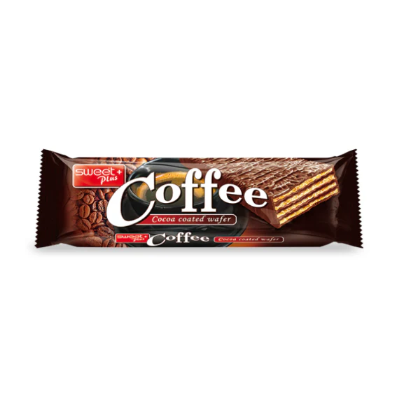Barquillo recubierto de cacao con café Sweet Plus