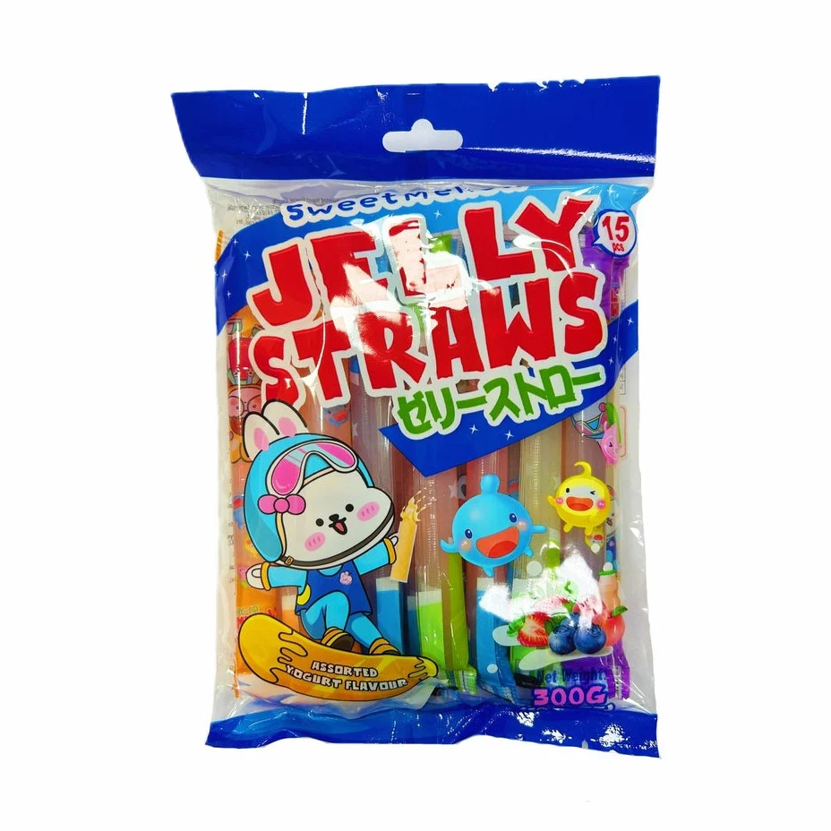 SweetMellow Jelly Straws Sabor Yogur