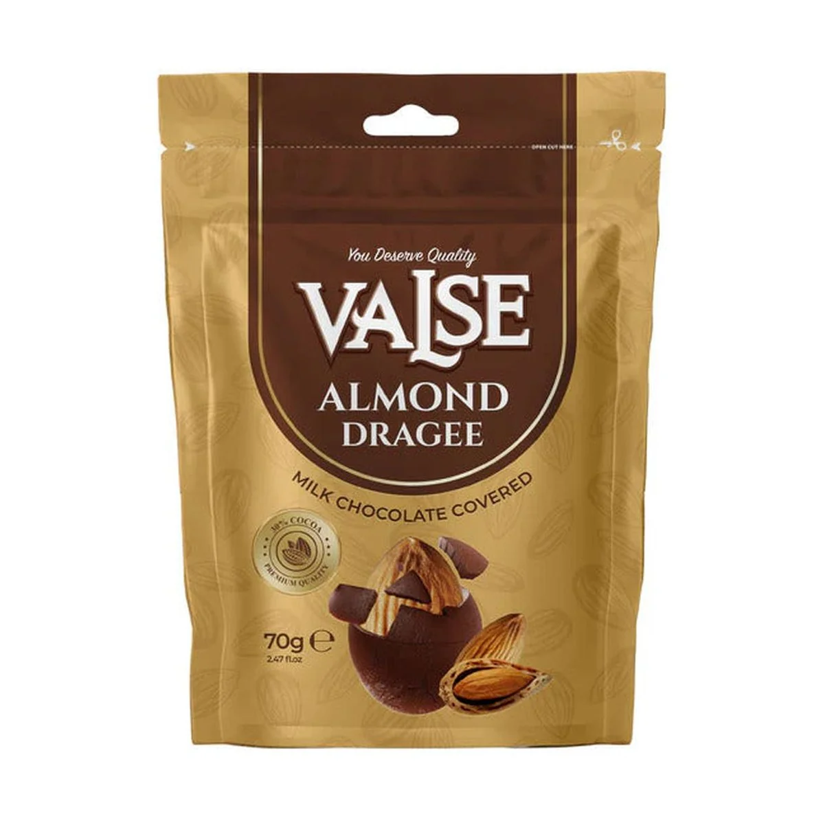 Valses Dragee Almendra y Chocolate con Leche
