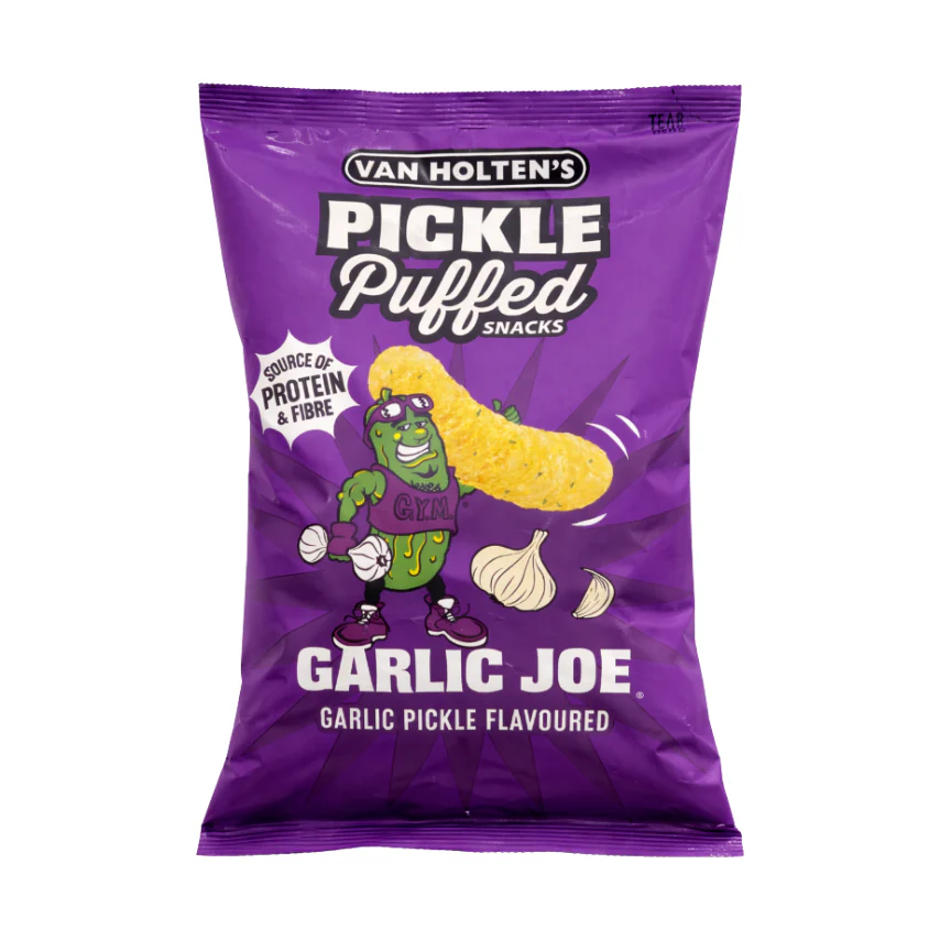 Van Holten's Pickle Puffed Snacks Garlic Joe