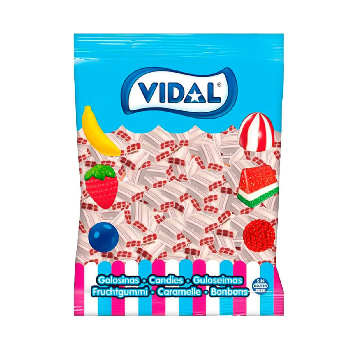 Vidal Ladrillos Fresa y Nata