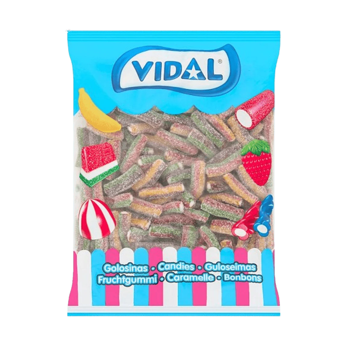 Vidal Mini Lápices Ácidos Arcoíris