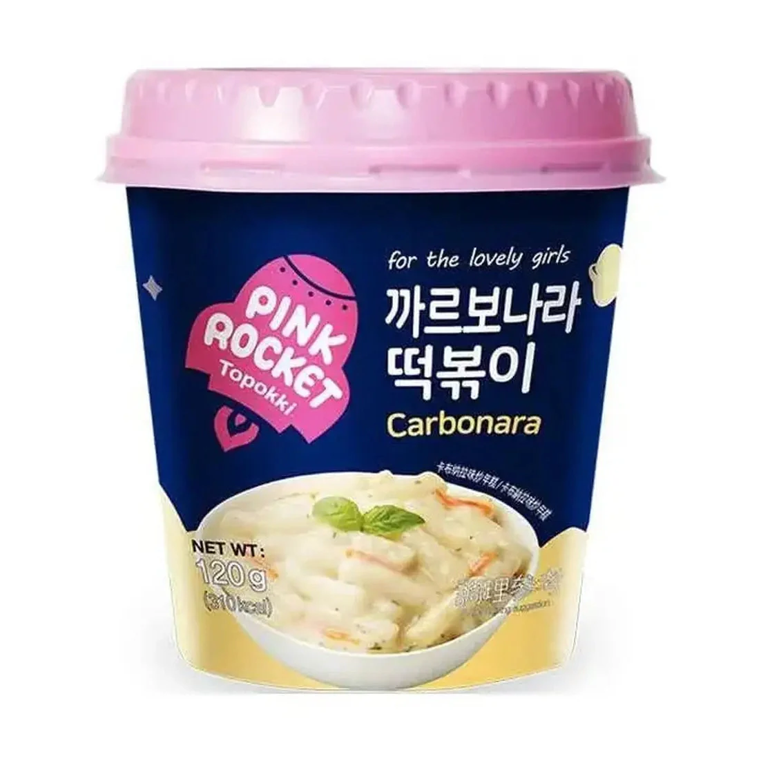 Youngpoong Pink Rocket Cup Topokki Carbonara