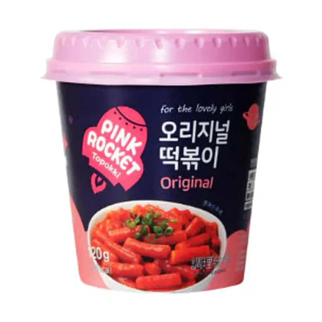 Topokki en Vaso Original Pink Rocket de Youngpoong
